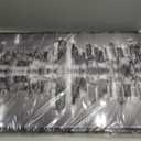 Black and White New York Skyline Cityscape Wall Art Print, 40"L x 20"W