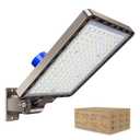BIRITALO 350W LED Parking Lot Light Outdoor:Arm Mount 52500LM Super Bright Dusk to Dawn LED Shoebox Lighting Commercial 5000K 100-277V IP65 Waterproof Wall Floodlights for Park,Stadium,Barn,Yard