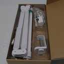 ONEMIX 42" LED Desk Lamp with Clamp, Architect Desk Light with Remote, Adjustable 4-Segment Bar, 1800LM Bright, Eye-Caring Desk Lamp for Home Office, Reading, Study, Dual Monitors, Workbench (White)