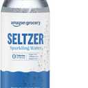 Amazon Grocery, Seltzer Sparkling Water, 33.8 Fl Oz