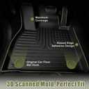 Priprilod Floor Mats Fit for Lexus IS350 IS250 IS300 AWD 2014-2022 All Weather Protector TPE Floor Liners Custom Fit Car Mats Non-SlipAll Wheel Drive Only