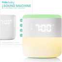 Frida Baby 3-in-1 Alarm Clock + Sound Machine + Nightlight | Wake Up Light Sunrise Alarm Clock, White Noise Soother, Sleep Trainer, Nursery + Toddler + Kids Bedroom (Bluetooth)