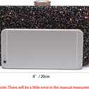 CARIEDO Women's Sparkling Clutch Purse Elegant Glitter Evening Bags Bling Evening Handbag for Dance Wedding Party Prom Bride