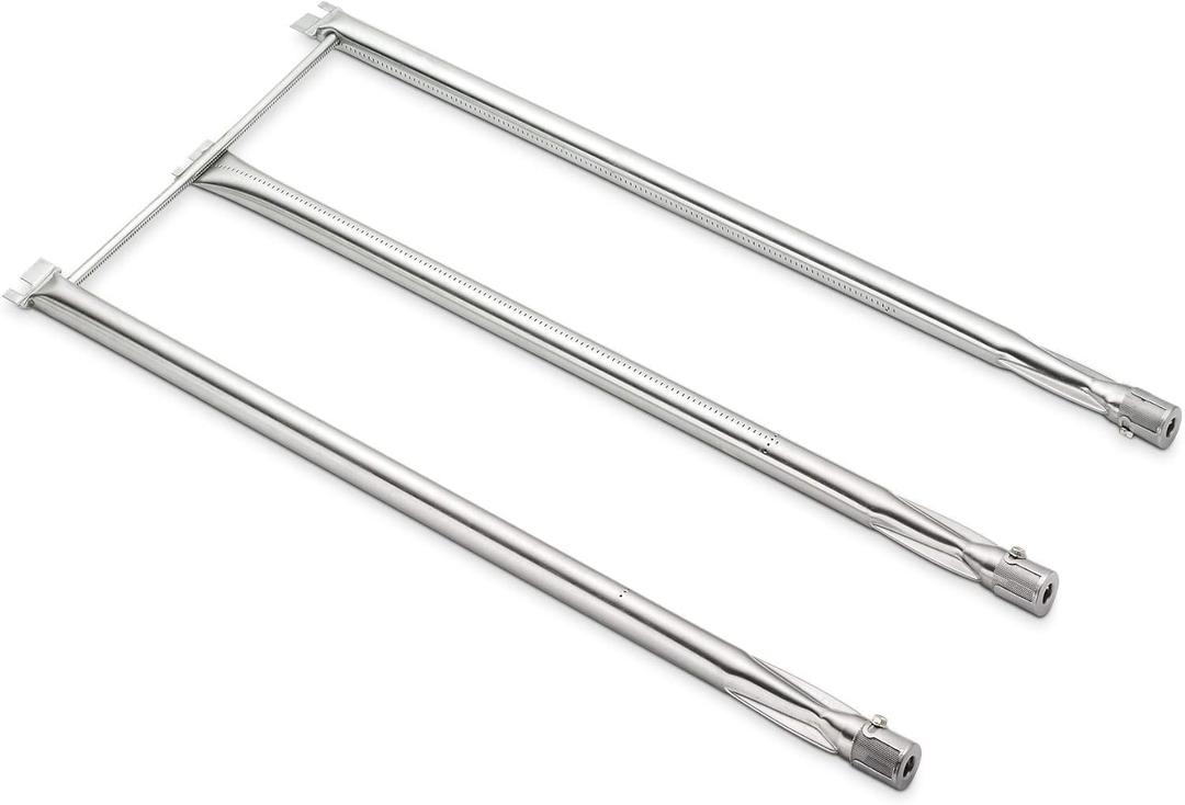 Weber StainlessSteel Burner Tube Set, Silver  Spirit 700, Genesis Silver B/C (2000-2006), Genesis Gold (2002-2006), and 2005 Genesis Platinum Gas Grills, Genuine Weber Replacement