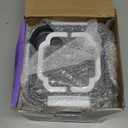 Set of 2 Salad Container for Lunch Large-60-oz Salad Bowl with Lid,3 Compartment Bento-Style Tray and 1.5-oz Salad Dressings Container,Stainless Steel container with Lids, Lunch Box, Bento BoxWhite