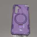 Designed for Samsung Galaxy S24Plus & S25PLUS Case 6.7'' with Magnetic Ring Stand [Military Drop Protection][Compatible with MagSafe] Shockproof Plus Phone Case for Men Wowen,Purple