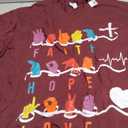 Faith Hope Love ASL American Sign Language T-Shirt 2XL