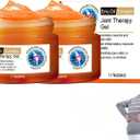 3 x 2 PCS Emu Oil Turmeric Joint Therapy Gel, Professional Soothing Relief Massage Gel, Gel Effective Relief for Back, Neck, Hands, Knee