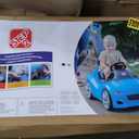 Step2 Whisper Ride Cruiser Kids Push Car, Ride On Toy, Stroller Substitute, Includes Seat Belt & Horn, Made of Durable Plastic, Max Weight 50 lbs., For Toddlers 1.5-4 Years Old, Blue, Large