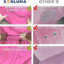 Sonluma 12 Pack 108" X 54" Pink Premium Disposable Plastic Tablecloth for 8ft Long Rectangle Tables, Waterproof Covers for Indoor or Outdoor Events & Parties