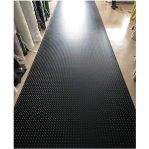 Garage Floor Mats for Under Cars, Thick Rubber Roll - Embossed Diamond Plate for Warehouse Workshop Parking Shed Floor, Easy to Clean and Cut(51" x 63")
