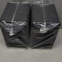 RIOWOIS Passive Bookshelf Speakers for Record Player, Stereo Speakers with 4 Inch Woofer and Silk Dome Horn Tweeter for Turntable, Surround Sound System, PC and TV, Wall Mountable.