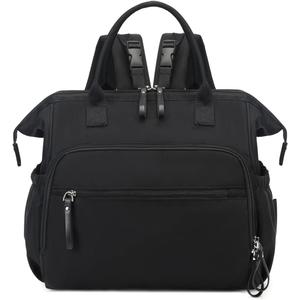 LORADI Large Diaper Bag Tote, 14 Pockets Stylish Baby Bag with Stroller Clips and 3 Insulated Pockets, Baby Shower Essentials