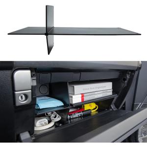 JDMCAR Compatible with Toyota 4Runner Accessories 2010-2023 2024 Glove Box Organizer and GX 460 (2010-2023)Insert ABS Black Materials 4-Runner Compartment Tray