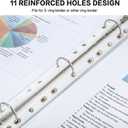 Sheet Protectors, PANDRI 300 Pack Clear Heavy Duty Plastic Page Protectors Sheet Reinforced 11-Hole Fit for 3 Ring Binder Fits Standard 8.5 x 11 Paper, 9.25 x 11.25 Top Loaded, Excluding Acid