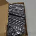 Door Hinges 3 1/2 Inch Matte Black 3.5 Inch Interior Hinges 1/4" Radius Iron Hinge 3 "x 3 " Door Hardware - 18 Pack