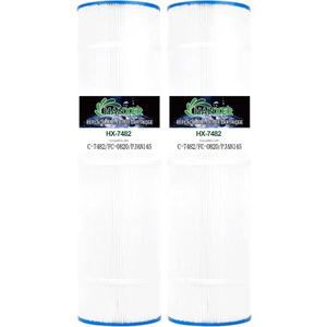 PJAN145 Swimming Pool Filter Replaces for C-7482, Filbur FC-0820, Jandy Industries CL 580, CV580, R0357900, A0104100, XLS-780, 71451, 145 Sq.Ft Filter Cartridge, 2 Pack