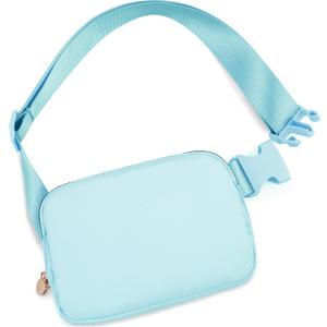 Cross Body Fanny Pack for Women,Fashion Waist Packs Crossbody Bags,Belt Bag with Adjustable Strap - Blue