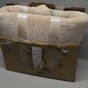 ACOMOPACK Baby Play Mat for Floor 1.3" Thick Memory Foam 50x50 Soft Velvet Playpen Mat for Kids,Infants,Toddlers,Tummy Time Crawling Mats with Non-Slip Bottom,Yoga,Tatami,Nursery Rug（Beige）