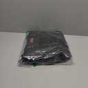 EASYA Large Insulated Lunch Bag for Work, Women's Nylon Thermal Lunch Box, Leakproof Cooler Tote Bag with Storage Pocket (Black) (Newly upgraded Noir Black)