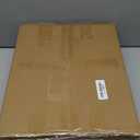 Foot Stool Ottoman Foot Rest Microfiber Leather Upholstered Footstool for Sofa, Living Room, Entryway, Solid Wood Stool (Light Brown)