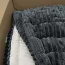 Smiry Couch Cover for Dogs Washable, Non Slip Fuzzy Pet Couch Covers for 3 Cushion Sofa Pet Friendly, Thick Soft Sofa Slipcovers Cushion Protector (Dark Grey, 27.6" x 82.7")