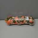 HyeFlora Artificial Fake Fall Hanging Flowers for Outdoor Decor, 2PCS Faux Silk Morning Glory Hanging Plants Mums Vine for Home Garden Wall Party Indoor Outside Decoration (Fall Orange+Light Orange)