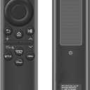 Rechargeable Voice Remote for Samsung Smart TVs, Replacement for 20192025 Samsung TV Remote Control with Solar Charging and Voice Search. (Black)