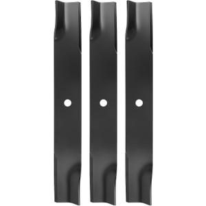 601124 Mower Blades Compatible with Hustler 54" Deck, 797696 High Lift Blades for Hustler Raptor SD, Fastrak, Super Z Series Lawn Mower, Replace for 92-208 601012 797712 (3 Pack)