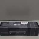 12-Inch Linear Shower Drain with Tile Insert Grate, 2-in-1 Flat Reversible Matte Black Cover, Rectangle Floor Drain Brushed 304 Stainless Steel Including Hair Strainer