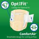 FitRight Adult Diapers, Ultra Heavy Absorbency, XL (Waist Size 56in-64in), 20 Count, OptiFit Incontinence Briefs for Men and Women, Disposable, Moisture-Wicking, Leak Protection, (Pack of 2)