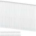 Bike Spokes Electric Bicycle E-Bike Tricycle Wheel Silver Spokes 12G 2.5mm Steel 45mm-254mm with Nipples 38pcs(Silver,12G-100mm)