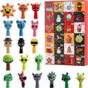2025 Christmas Advent Calendar for Kids  24 Days Countdown Mystery Box with Game Action Figures Collectible Toys, Fun Holiday Gift for Boys & Girls, Cute Figurines for Decoration & Play