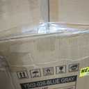 Folding Bean Bag Chair for Adults,3-in-1 Bean Bag Couch Faux Fur Floor Sofa Large Beanbag Convertible Bean Bag Sofa Bed with Pillow in Bedroom,Living Room,Apartment(Queen,Gray) (Grey)