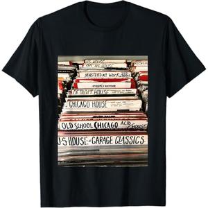 House Music Vinyl Record Deep Soulful House DJ TShirt. XL Size