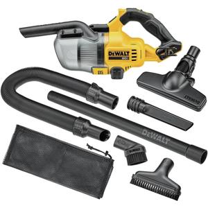 DEWALT 20V Handheld Vacuum Cordless, Car Vacuum with HEPA Filter, 6 Attachments and LED Light, High Performance Dry Only Small Shop Vac, Battery Not Included (DCV501HB)
