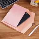 A5 Binder Loose-leaf Refillable Notebook Diary Organizer and Pen Set - 100 Sheets Of 200-Page,8.35.5IN,100gsm Cream Paper,Premium gift box included(Pink)