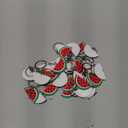 CiciBear 24 Pack Watermelon Keychains Party Decoration for Guests, Watermelon Themed Party, Baby Shower, School Party, Kids Birthday