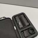 Aulumu G03 Carbon Fiber Magnetic Wallet Card Holder | Magnetic Wallet Compatible with MagSafe | Multi Function - Mobile Phone Stand/Grip | Bottle Opener | RFID Shielding Card