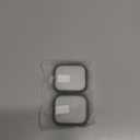 Misxi 2 Pack Tempered Glass Case Compatible for Apple Watch Series 11 (2025) Series 10 46mm, Screen Protector Cover for iWatch, Black