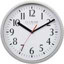 La Crosse 404-3020S 8-inch Basics Quartz Analog Wall Clock - Silver