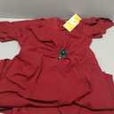 Wedding Guest Dresses for Women Have Pockets Cocktail Dress Ruffle Sleeve A Line Evening Party Formal Dresses for Women (Medium, Burgundy)