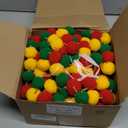 12 Pcs Diwali Decorations Hindu Temple Mandir for Home Marigold Garland 4 ft Long Artificial Marigold Flowers with Gold Bells Decor for Home, Pooja, Diwali, Wedding, Christmas(Colorful)