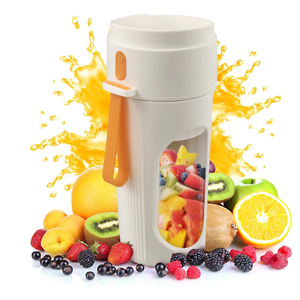 Portable Blender for Smoothies, Dishwasher Safe Personal Blender for Shakes and Fresh Juices, 15 Oz BPA Free Portable Bottle with 12-Blade, Rechargable Sport Bottle Compact and Easy to Clean