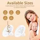 19mm Breast Pump Flange Insert Silicone Massage Pad Compatible with Spectra S1 S2 Breast Pump 24mm Shields, Reduce Nipple Tunnel Down to Correct Size Pump Parts