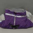 FUAMEY Dog Coat for Large Dogs,Waterproof Dog Winter Jacket with Harness Built in Puppy Cold Weather Coats Reflective Pet Vest with Zipper Warm Fleece Dogs Snowsuit Windproof Purple XXXL (XXXL(chest:43in))