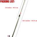 1-3/8'' Stainless Steel Vacuum Extension Wand Compatible with Miele C1 C2 C3 & Vacuums using 1 3/8 Inch Accessories & Attachments - 35mm Vacuum Extension Tube Replacement, Extends Up to 41.7" Long