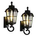 Motion Sensor Dawn to Dusk Outdoor Sensor Light Fixture Waterproof Porch Lights Anti-Rust Exterior Lighting Outdoor Wall Lantern Outside Wall Light for Patio Front Door Garden Garage -2 Pack