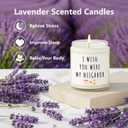 3 x Gifts for Women, Birthday Gifts for Women, Unique Friendship House Warming Gift for Womens, Best Friend, Her, Sister, Bestie, Funny Lavender Scented Candles with Replaceable Stickers Gift Ideas, 450g