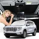 Windshield Sunshade for GMC Acadia 2024-2026 Sun Shade Car Windshield Accessories Upgrade 4 Layers Blocks UV Rays Custom Fit Acadia 240T Car Window Shades Front Windshield Keep Cool Foldable